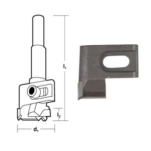 2 Flute Adjustable Hinge Boring Bit