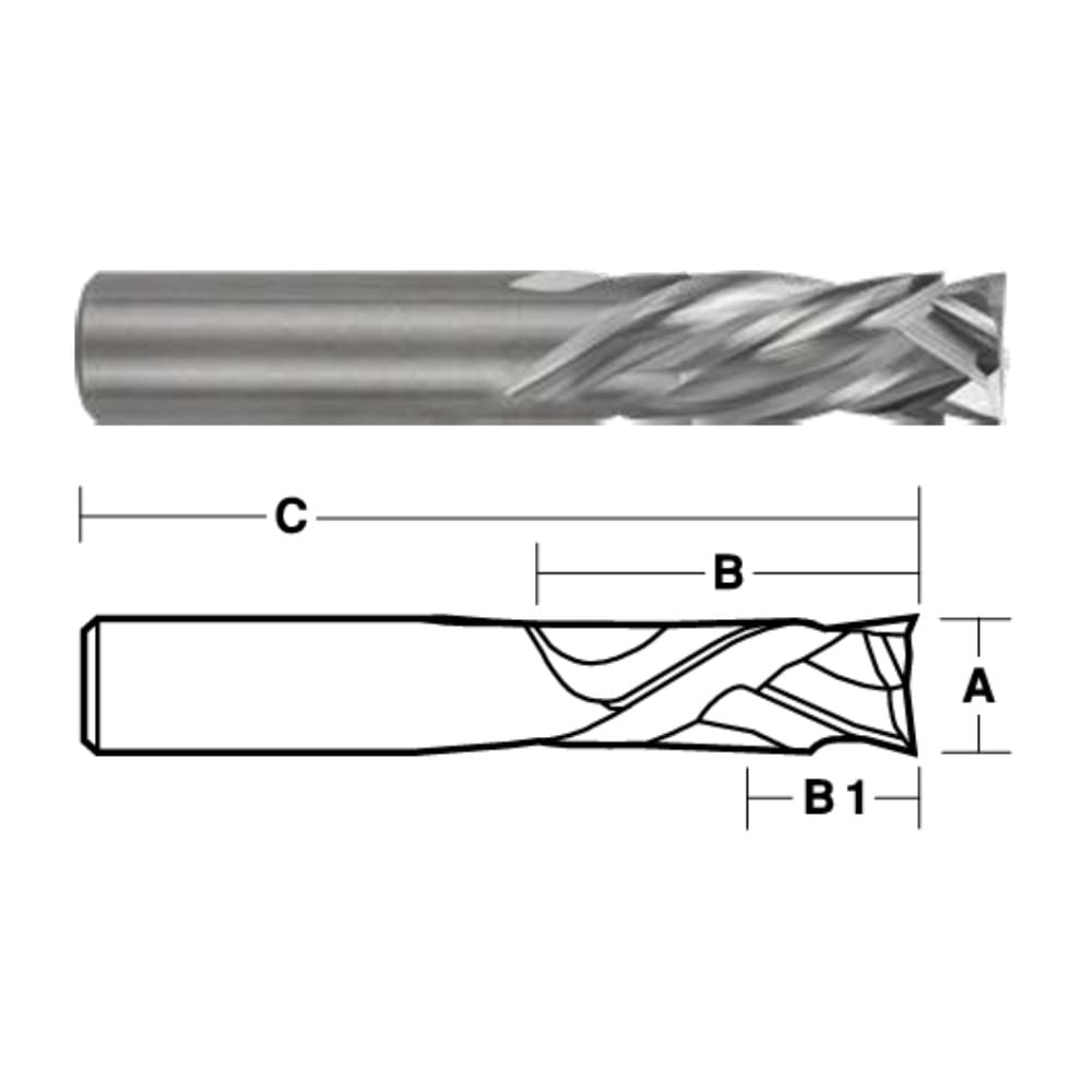 4 Flute Compression Bits For Mortising