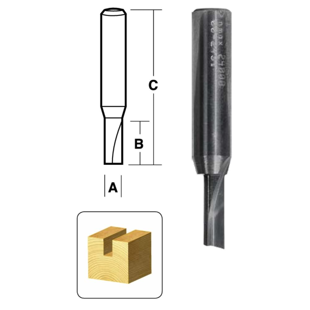Single Flute Straight Flute