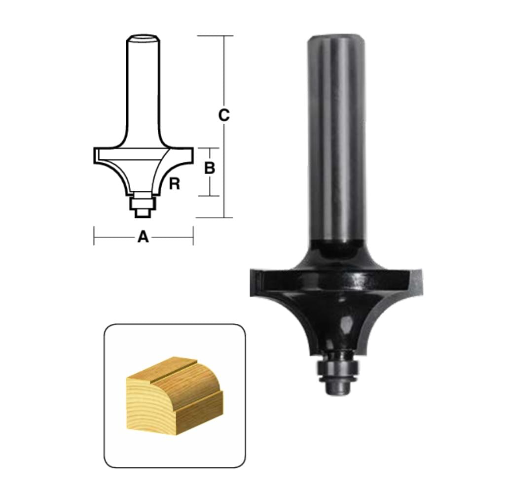 2 Flute Beading Bits w Ball Bearing Guide