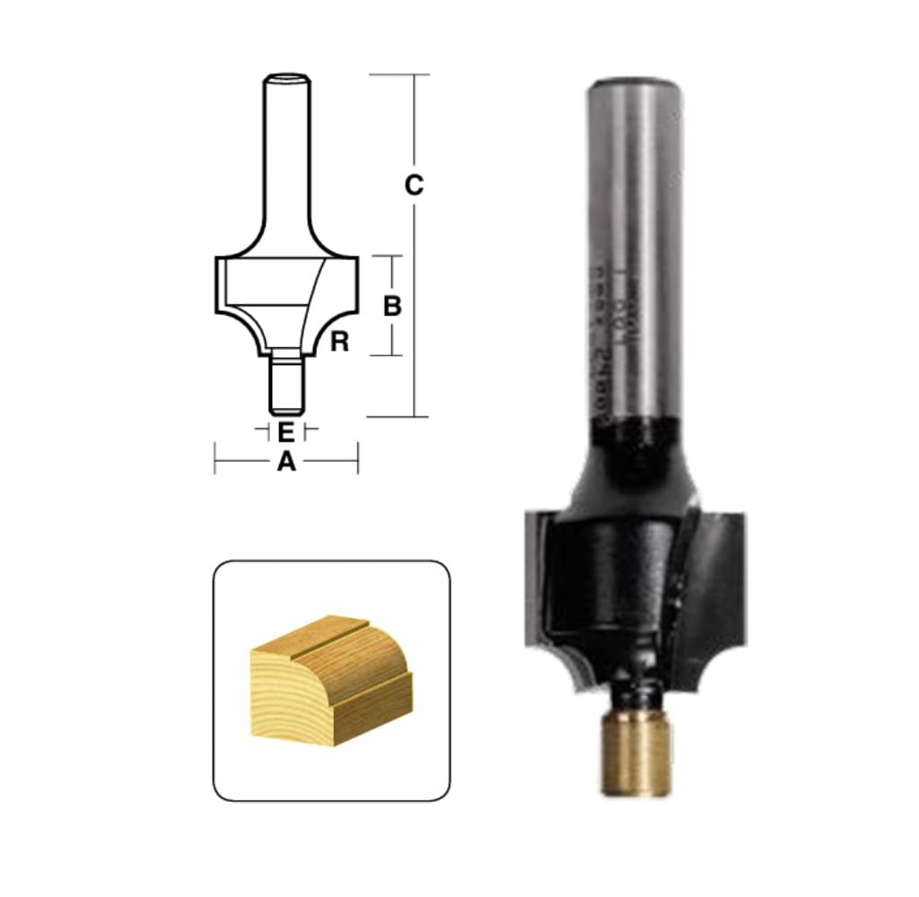 2 Flute Beading Bits with Pilot