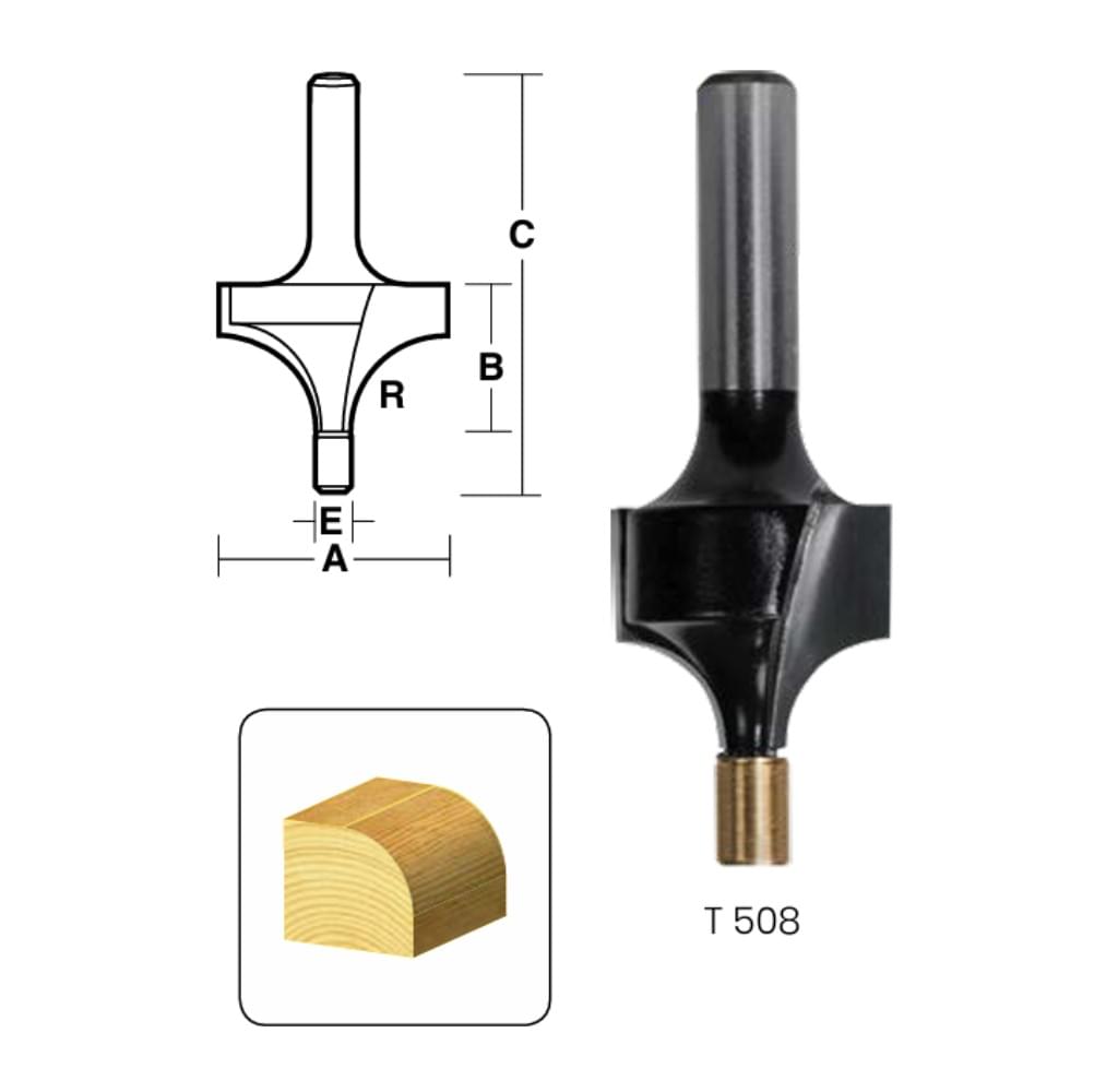 2 Flute Rounding Over Bits with Pilot